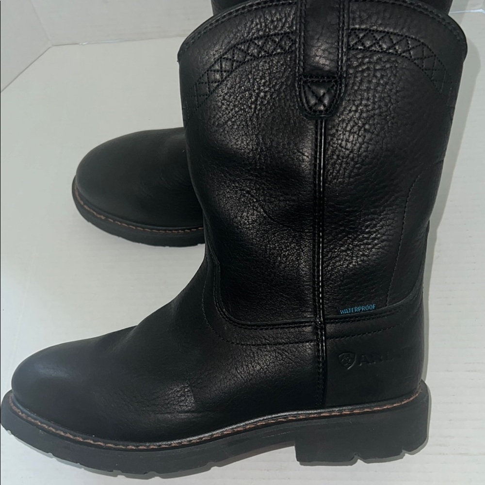Ariat Black Waterproof Leather Boots NWOT